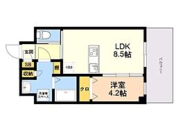 間取図画像 1LDK