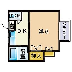 間取図画像 1DK