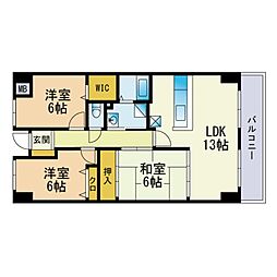 間取図画像 3LDK