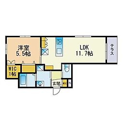 間取図画像 1LDK