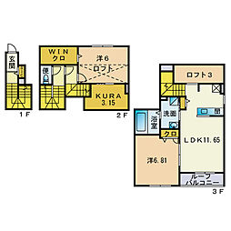 間取図画像 2SLDK