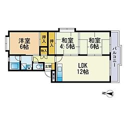 間取図画像 3LDK