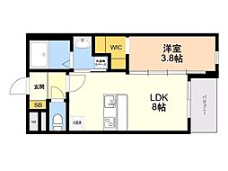 間取図画像 1LDK