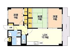 間取図画像 3LDK