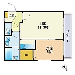 間取図画像 1LDK