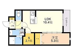間取図画像 1SLDK