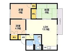 間取図画像 3LDK