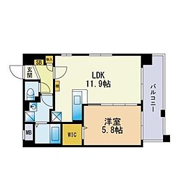 間取図画像 1LDK