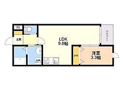 間取図画像 1LDK