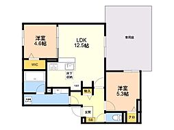 Grace Ain 2LDKの間取図画像