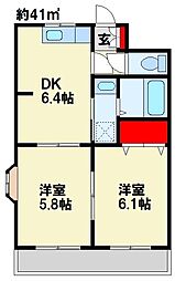 ピーチ・エクセラン　ドゥ 1階