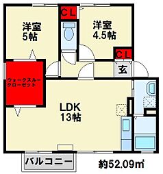 セジュール彩　B棟 2階