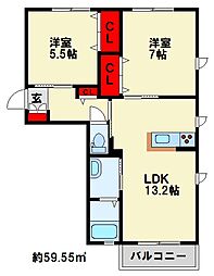 NADYAII　D棟 2階/201
