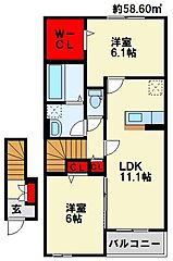 物件の間取り