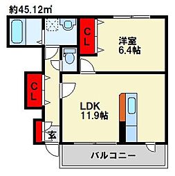 アルカンシエル・Y　B棟 1階