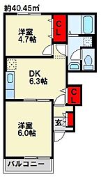 ヴィラージュ波風 A棟 1階/101