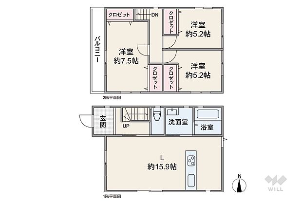 間取りは延床面積81.14平米の3LDK。