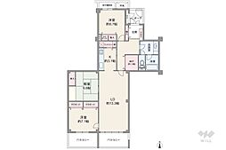 間取図画像 3LDK