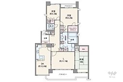 間取図画像 3LDK