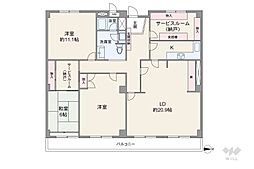 間取図画像 3SLDK