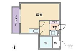 間取図画像 ワンルーム