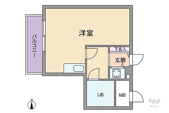 間取りは専有面...