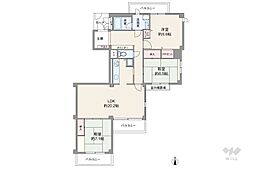 間取図画像 3LDK