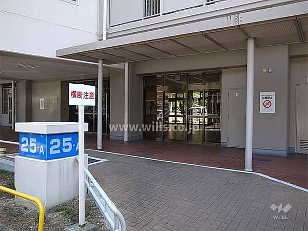 25号棟のエントランス