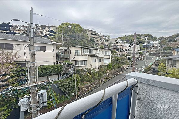 バルコニーからの眺め（北西方向）［2026年4月13日撮影］