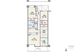 グランドメゾン芦屋岩園 4LDKの間取図画像