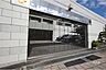 駐車場：駐車場の出入り口（リングシャッター付き）