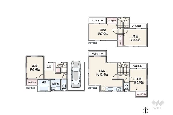 間取り：327001682119