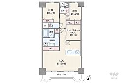 間取図画像 2SLDK