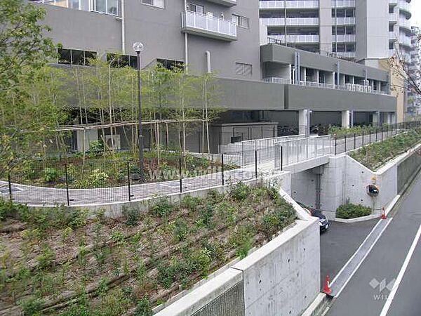 駐車場の出入口