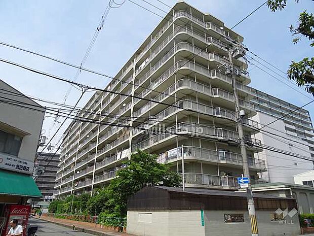 新大阪第2スカイハイツの外観（南西側から）