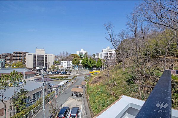 バルコニーからの眺め（北側北方向）［2026年8月27日撮影］