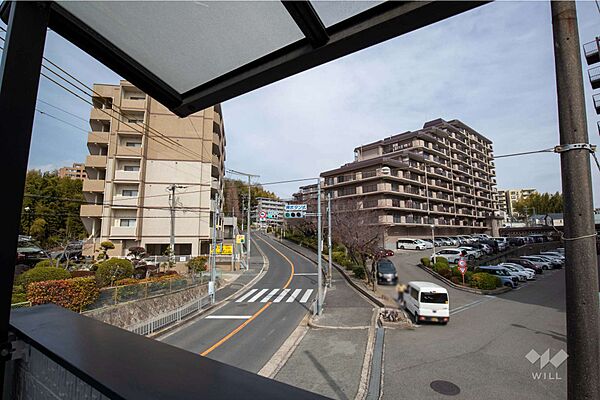 バルコニーからの眺め（2階北東側北東方向）［2026年3月9日撮影］