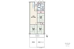 間取図画像 3LDK