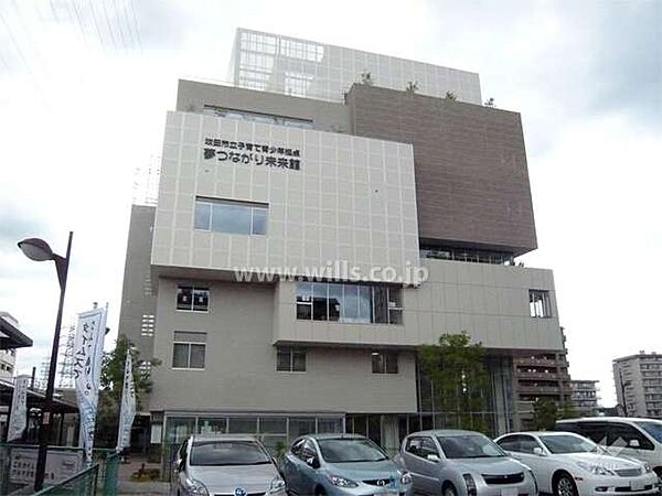 山田駅前図書館の外観