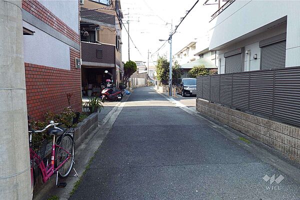 物件の前面道路［2023年3月11日撮影］