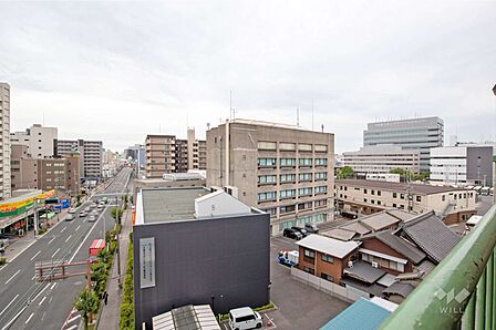 バルコニーからの眺め（南西方向）［2026年4月22日撮影］
