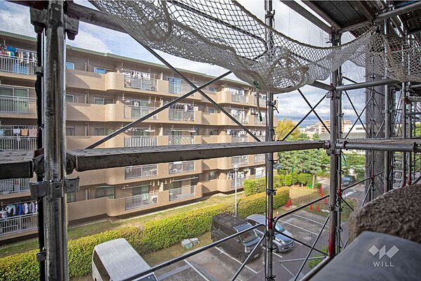 バルコニーからの眺め（北東側東方向）［2026年5月22日撮影］