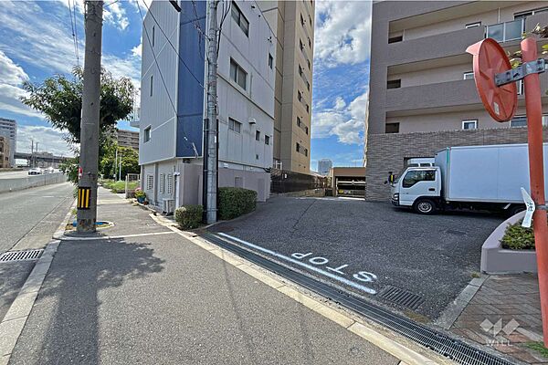 駐車場の出入口