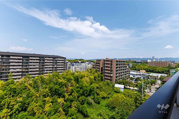 バルコニーからの眺め（北西方向）［2026年7月17日撮影］