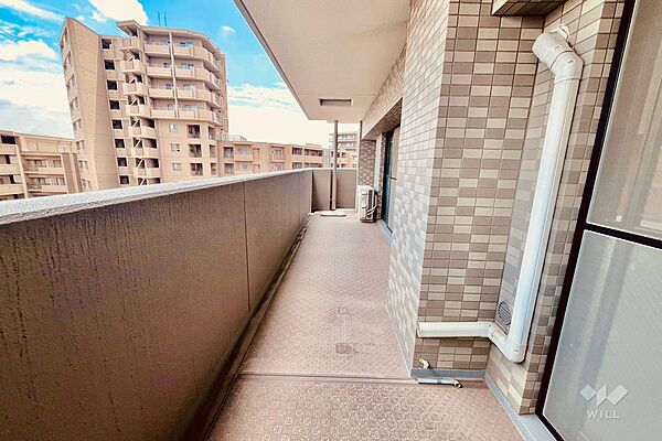 バルコニー8階建て7階部分のため陽当たり良好です！