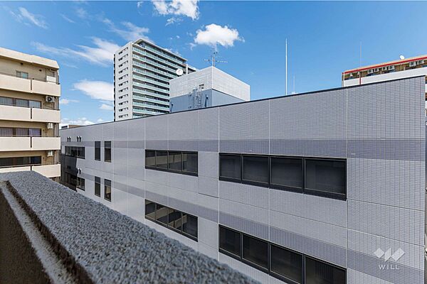 バルコニーからの眺め（北方向）［2026年8月6日撮影］