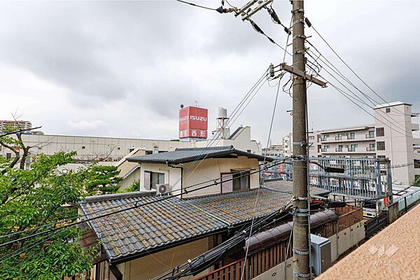バルコニーからの眺め（南側南西方向）［2026年8月12日撮影］