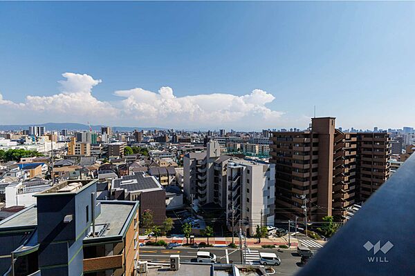 バルコニーからの眺め（南東方向）［2026年8月24日撮影］