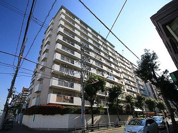 新大阪ホワイトハイツの外観（南西側から）