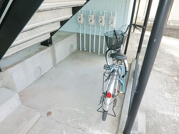 画像7:自転車はこちらに置いています